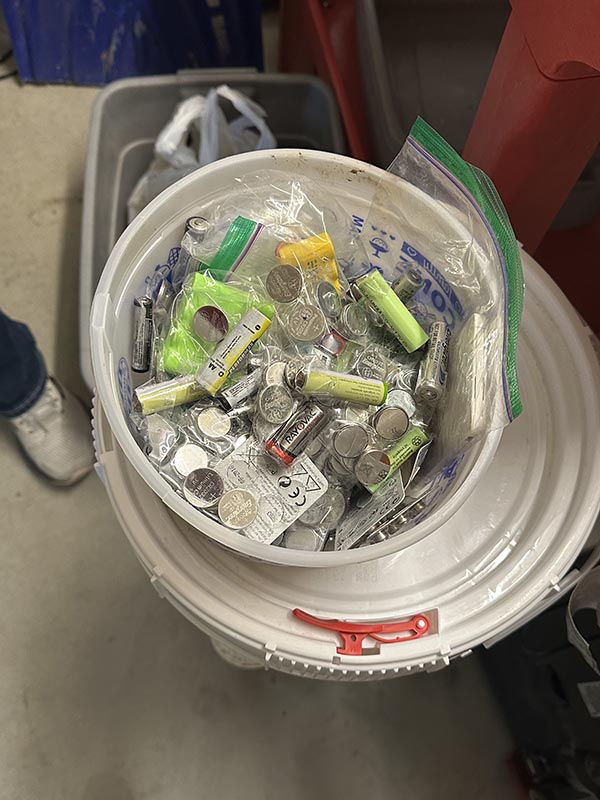 Local battery recycling program managed by Solid Waste Commission helps prevent fires
